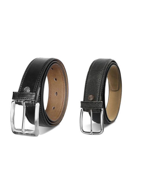 pack of 2 leatherette belt - 19230236 - Very Small Image - 1