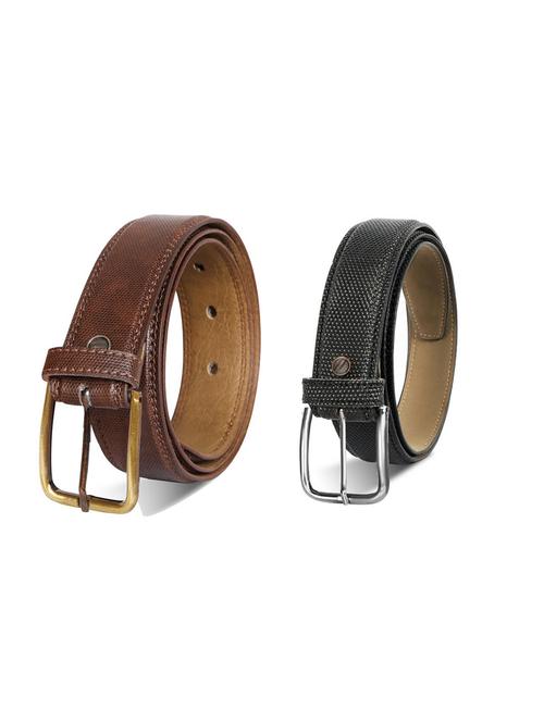 pack of 2 leatherette belt - 19230239 - Very Small Image - 1