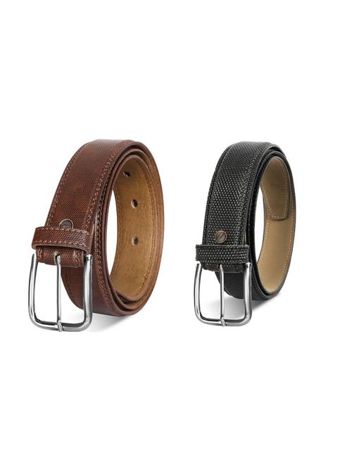 pack of 2 leatherette belt - 19230240 - Very Small Image - 1