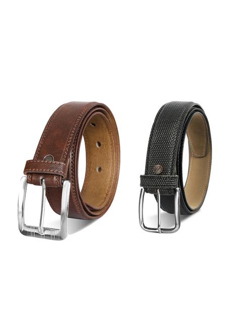 pack of 2 leatherette belt - 19230242 - Very Small Image - 1