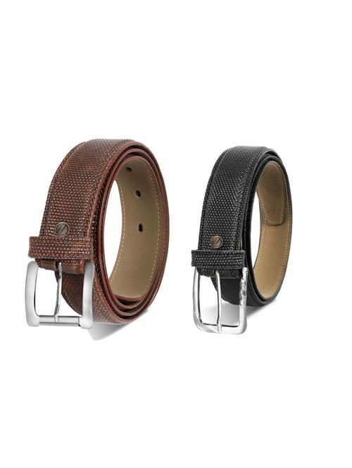 pack of 2 leatherette belt - 19230251 - Very Small Image - 1