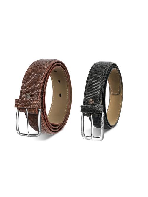 pack of 2 leatherette belt - 19230253 - Very Small Image - 1
