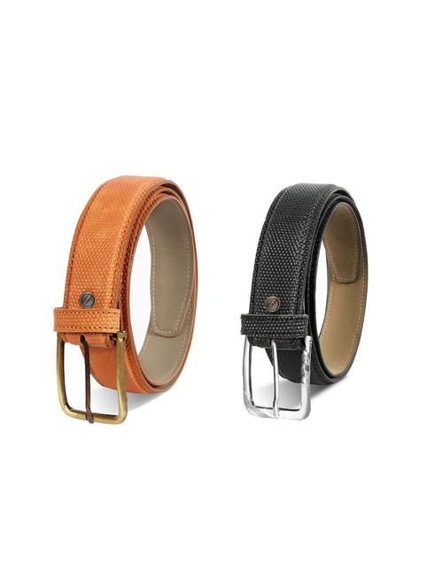 pack of 2 leatherette belt - 19230258 - Very Small Image - 1