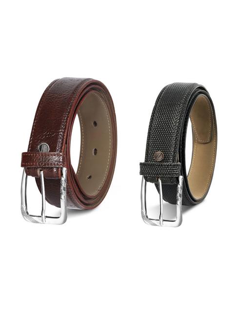 pack of 2 leatherette belts - 19230272 - Very Small Image - 1