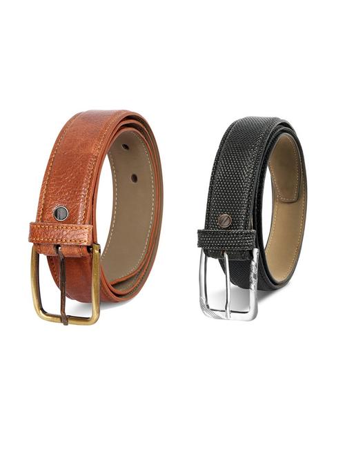 pack of 2 leatherette belts - 19230276 - Very Small Image - 1
