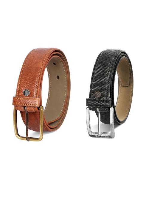pack of 2 leatherette belts - 19230342 - Very Small Image - 1