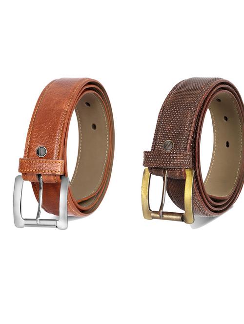 pack of 2 leatherette belts - 19230406 - Very Small Image - 1