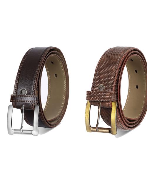 pack of 2 leatherette belts - 19230418 - Very Small Image - 1