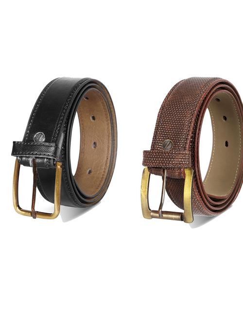 pack of 2 leatherette belts - 19230431 - Very Small Image - 1