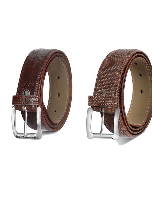 pack of 2 leatherette belts - 19230468 - Very Small Image - 1