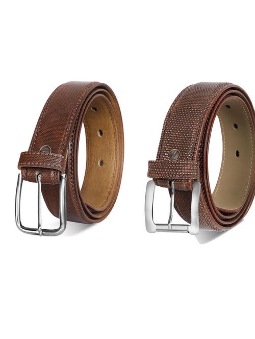 pack of 2 leatherette belts - 19230502 - Very Small Image - 1