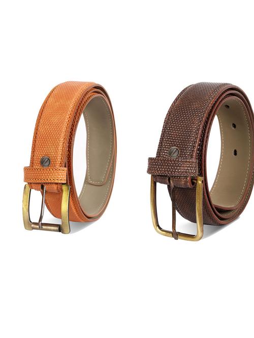 pack of 2 leatherette belts - 19230514 - Very Small Image - 1