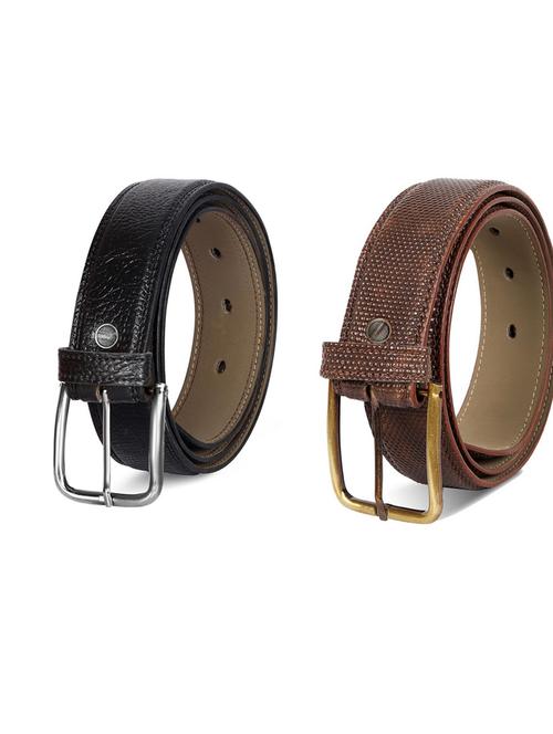 pack of 2 leatherette belts - 19230523 - Very Small Image - 1