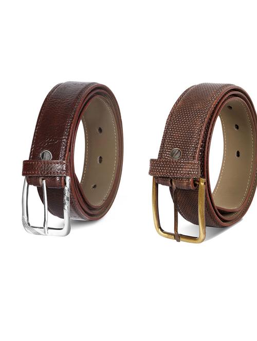 pack of 2 leatherette belts - 19230530 - Very Small Image - 1