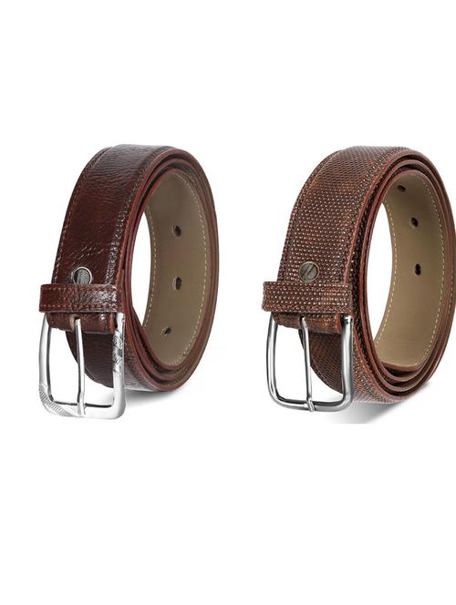 pack of 2 leatherette belts - 19230592 - Very Small Image - 1
