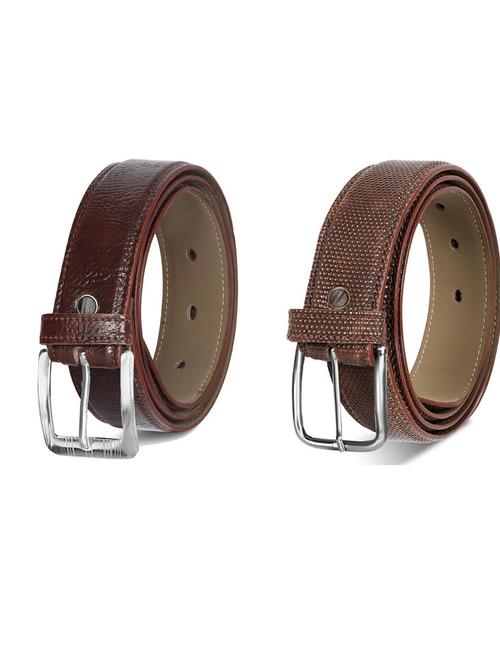 pack of 2 leatherette belts - 19230593 - Very Small Image - 1