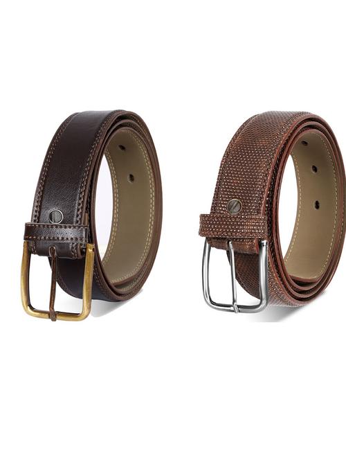 pack of 2 leatherette belts - 19230608 - Very Small Image - 1