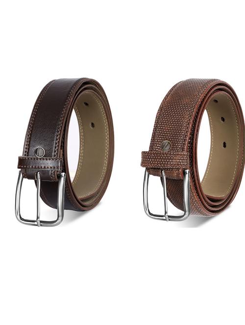 pack of 2 leatherette belts - 19230609 - Very Small Image - 1