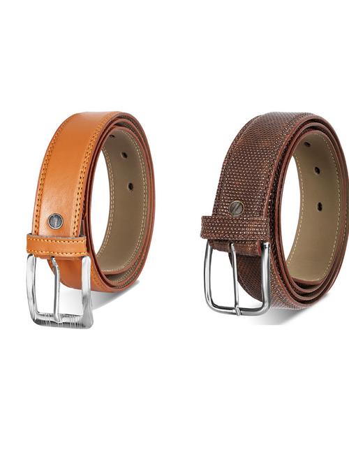 pack of 2 leatherette belts - 19230617 - Very Small Image - 1