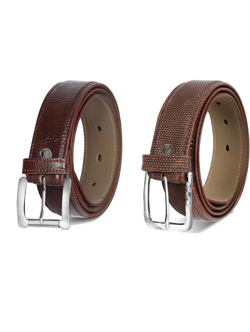 pack of 2 leatherette belts - 19230650 - Very Small Image - 1