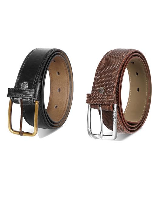 pack of 2 leatherette belts - 19230681 - Very Small Image - 1