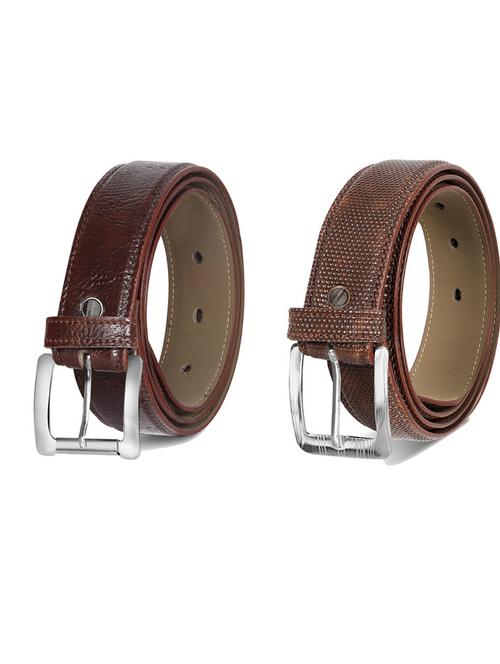 pack of 2 leatherette belts - 19230710 - Very Small Image - 1