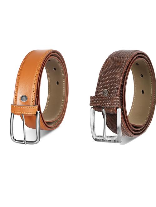 pack of 2 leatherette belts - 19230736 - Very Small Image - 1