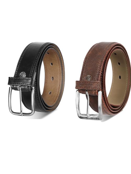pack of 2 leatherette belts - 19230742 - Very Small Image - 1