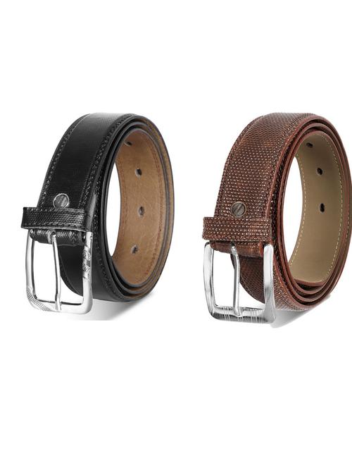 pack of 2 leatherette belts - 19230743 - Very Small Image - 1