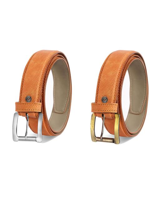 pack of 2 leatherette belts - 19230757 - Very Small Image - 1