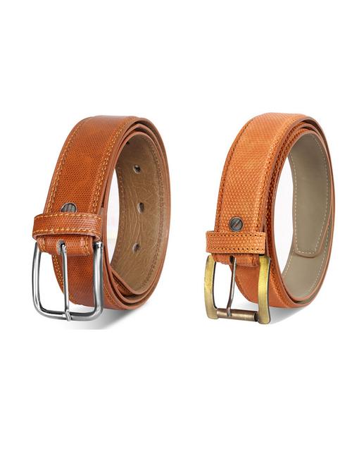 pack of 2 leatherette belts - 19230813 - Very Small Image - 1