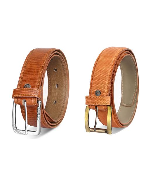 pack of 2 leatherette belts - 19230814 - Very Small Image - 1
