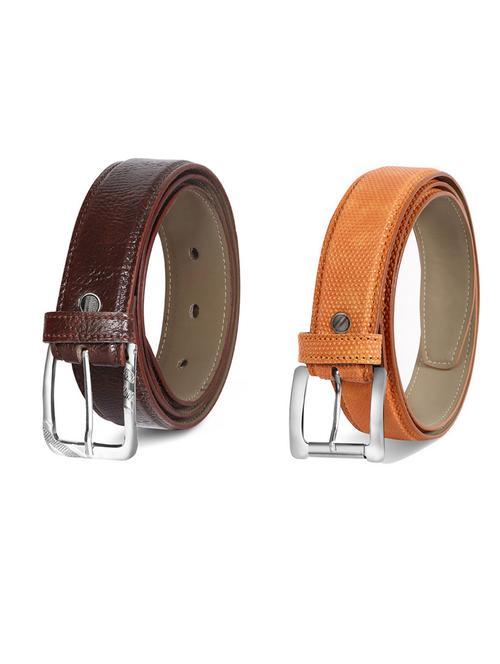 pack of 2 leatherette belts - 19230830 - Very Small Image - 1