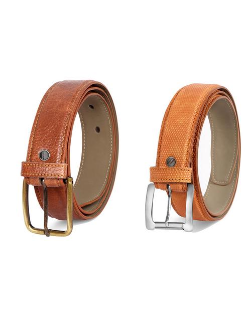 pack of 2 leatherette belts - 19230834 - Very Small Image - 1