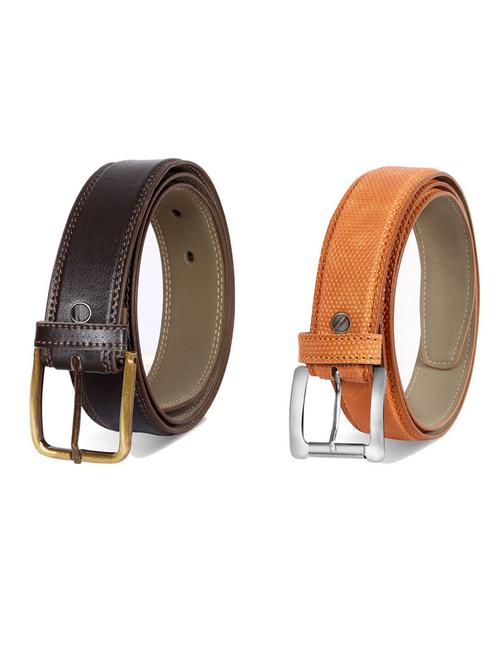 pack of 2 leatherette belts - 19230846 - Very Small Image - 1