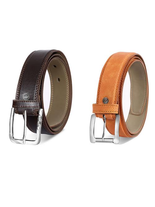 pack of 2 leatherette belts - 19230848 - Very Small Image - 1