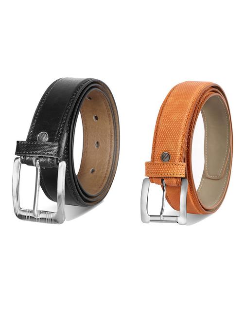 pack of 2 leatherette belts - 19230861 - Very Small Image - 1