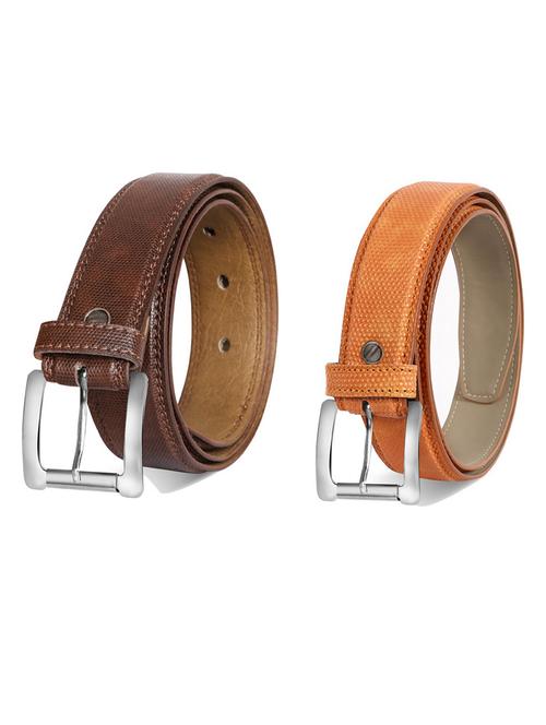 pack of 2 leatherette belts - 19230863 - Very Small Image - 1
