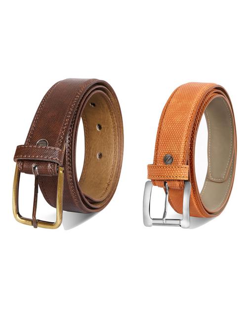 pack of 2 leatherette belts - 19230864 - Very Small Image - 1