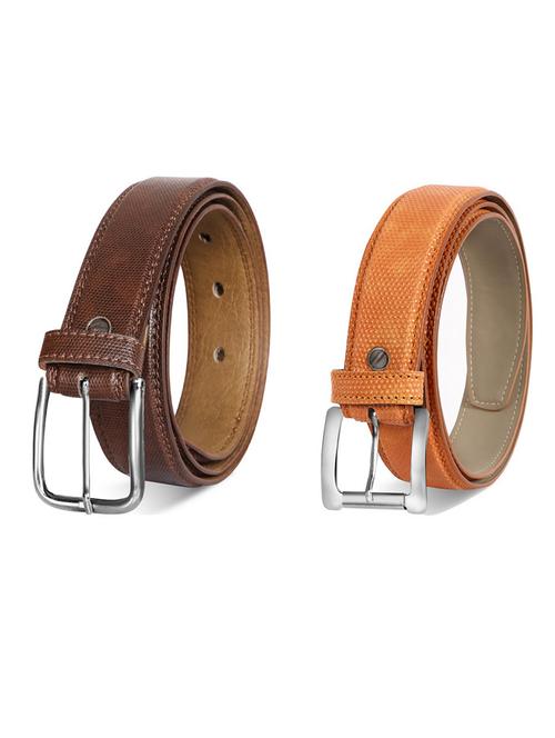 pack of 2 leatherette belts - 19230865 - Very Small Image - 1