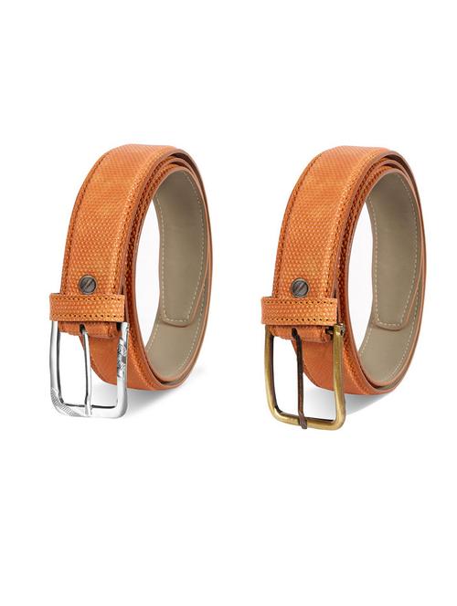 pack of 2 leatherette belts - 19230875 - Very Small Image - 1