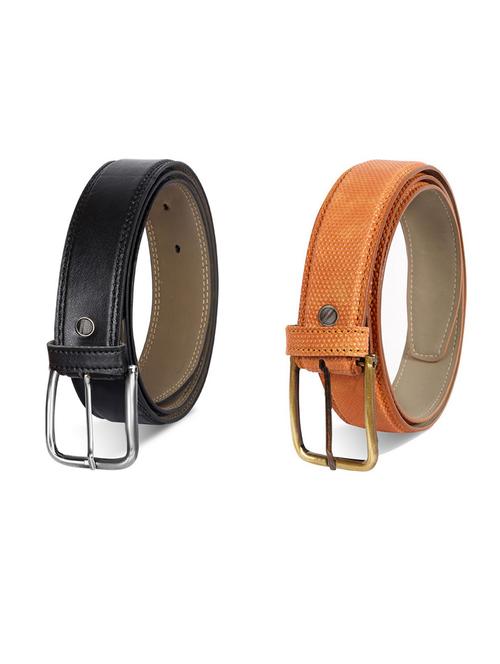 pack of 2 leatherette belts - 19230898 - Very Small Image - 1
