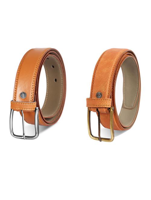 pack of 2 leatherette belts - 19230910 - Very Small Image - 1