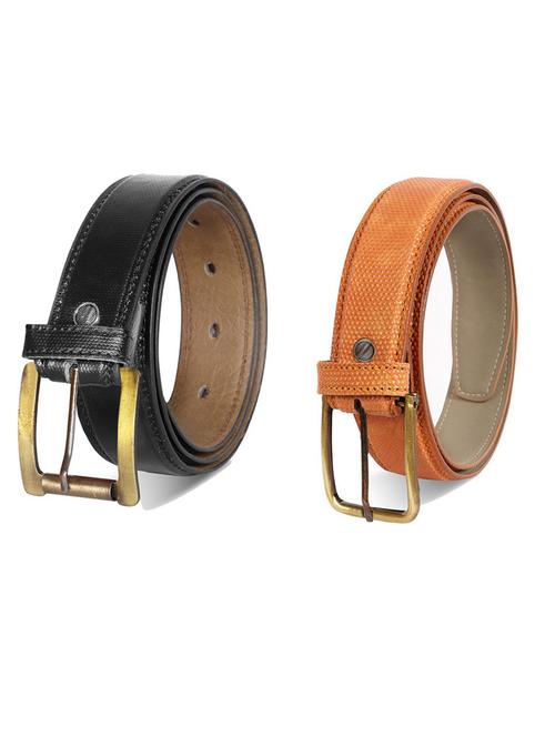 pack of 2 leatherette belts - 19230913 - Very Small Image - 1