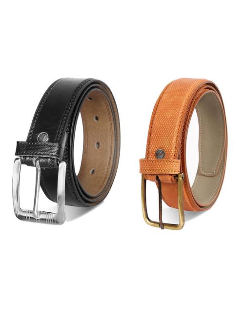 pack of 2 leatherette belts - 19230918 - Very Small Image - 1