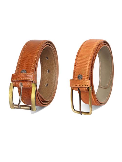 pack of 2 leatherette belts - 19230925 - Very Small Image - 1