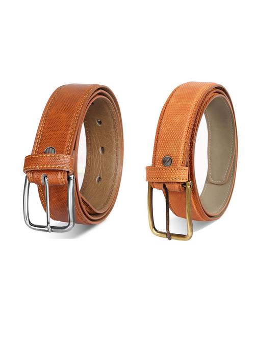 pack of 2 leatherette belts - 19230928 - Very Small Image - 1