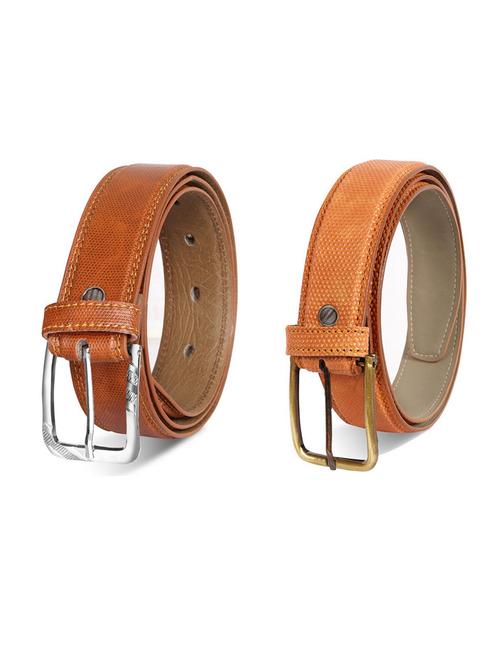 pack of 2 leatherette belts - 19230929 - Very Small Image - 1