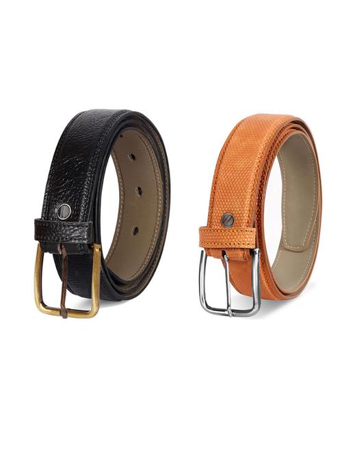 pack of 2 leatherette belts - 19230934 - Very Small Image - 1