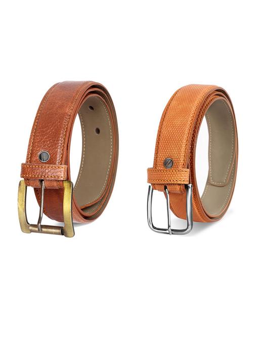 pack of 2 leatherette belts - 19230944 - Very Small Image - 1
